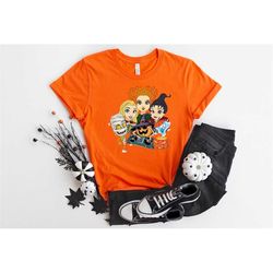 Sanderson Sisters Shirt, Halloween Pumpkin Shirt, Vintage Halloween Shirt, Halloween Womens Shirt, Witch Shirt, Hallowee