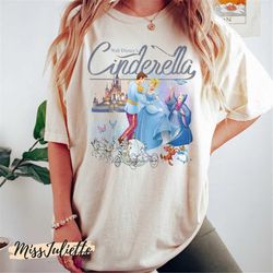 Comfort Colors Vintage Cinderella Shirt, Walt Disney Princess Shirt, Disney Princess Shirt, Gus Gus Shirt, Disney Cinder