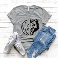 Grizzlie Basketball SVG Bear court Dad Baller bears Tailgate Grunge SVG Mom Shirt Fall  Mascot Team Spirit Eagle Soccer