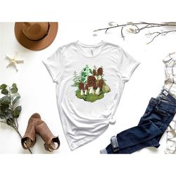 Mushroom Shirt For Mushroom Lover Shirt For Botanical Shirt Wildflower Shirt Plant Shirt Gardening Shirt Floral Shirt Fo