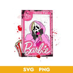Barbie Ghostface Svg, Barbie Hororor Moives Svg, Barbie Halloween Svg, Png Digital File