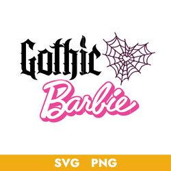 Goth Barbie Svg, Barbie Hororor Svg, Barbie Halloween Svg, Png Digital File