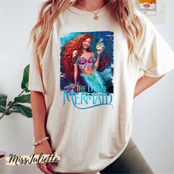 Comfort Colors Disney Little Mermaid 2023 Shirt, Black Girl Magic, Black Queen Shirt, Little Mermaid Ariel Shirt, Empowe