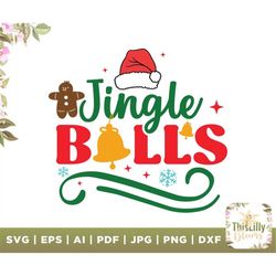 Jingle bell ornament, personalized bell, Jingle Bell Christmas ornament, Tree ornament, custom name ornament, svg, png e