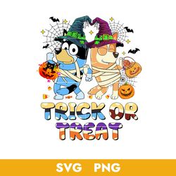 Bluey Trick Or Treat Svg, Bluey Halloween Svg, Png, BB18072347
