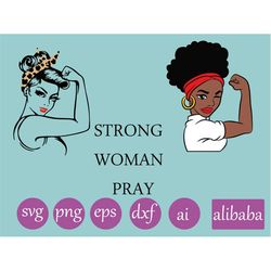 Strong Woman SVG Bundle, Women Empowerment SVG Files For Cricut, Digital Download