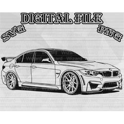 BMW F80 SVG Vector, bmw F80 PNG, Vector art, bmw F80 Illustration, bmw F80 Drawing, bmw F80 vector, bmw F80 2018 svg, no