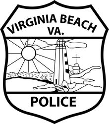 USA VIRGINIA Beach police PATCH VECTOR CNC MACHINE FILE for laser engraving, cnc router, cutting file