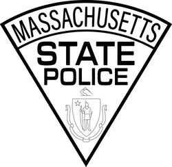 MASSACHUSETTS STATE POLICE PATCH VECTOR FILE for laser engraving, cnc router, cutting file