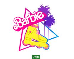 Barbie Roller Png, Barbie Girl Pink Png