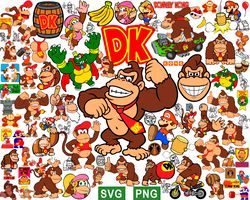 Donkey Kong Svg Bundle, Donkey Kong Mario Bros Svg Png