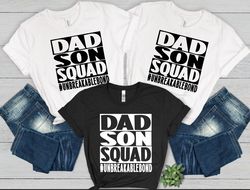 Dad Son Squad  unbreakable bond Design- Sublimation PNG and SVG