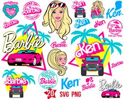 barbie car svg bundle, barbie ken car svg png, ken svg