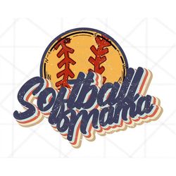 Softball Png, Softball Mama Png, Softball Mom Png Design, Softball Sublimation Design Transfer, Sports Png, Summer Png,