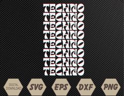 Techno Revolution for EDM Fanatics & Party Enthusiasts Svg, Eps, Png, Dxf, Digital Download