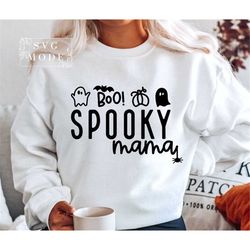 Spooky Mama SVG PNG PDF, Halloween Mom Svg, Halloween Svg, Witchy Mama Svg, Witchy Vibes Svg, Funny Halloween Svg, Hallo