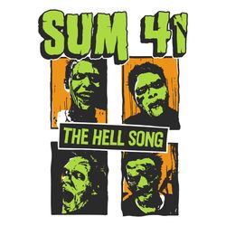 Sum 41 Band The Hell Song SVG Silhouette Cricut Files