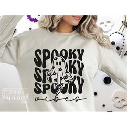 Spooky Vibes SVG PNG, Halloween Mom Svg, Halloween Svg, Witchy Mama Svg, Witchy Vibes Svg, Daisy Ghost Svg, Halloween Sh