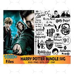 1000 Harry Potter Svg Bundle, Harry Potter Svg, Harry Potter Clipart