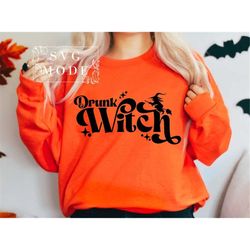Drunk Witch SVG PNG PDF, Funny Halloween Svg, Funny Witch Svg, Witch Svg, Halloween Shirt Design, Halloween Decor Svg, H