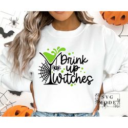 Drink Up Witches SVG PNG, Halloween Party Svg, Halloween Svg, Spooky Mama Svg, Witchy Vibes Svg, Funny Halloween Svg, Ha