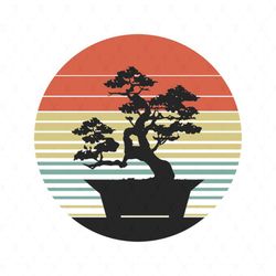 Japanese Bonsai Svg, Japanese Svg, Bonsai Svg, Cricut File, Silhouette Cameo, Svg, Png, Dxf, Eps