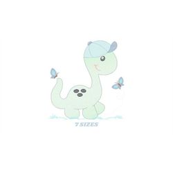 dinosaur embroidery designs - dino embroidery design machine embroidery pattern - instant download - baby boy embroidery