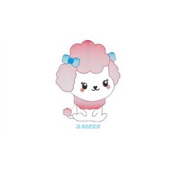 Poodle embroidery designs - Dog embroidery design machine embroidery pattern - Puppy embroidery file -  baby boy embroid