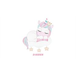Unicorn embroidery designs - Baby Girl embroidery design machine embroidery pattern - Fantasy embroidery - newborn layet