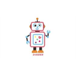 robot embroidery designs - cyborg embroidery design machine embroidery pattern - baby boy embroidery file - kid embroide