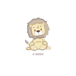 lion embroidery designs - safari embroidery design machine embroidery pattern - baby boy embroidery file - instant downl