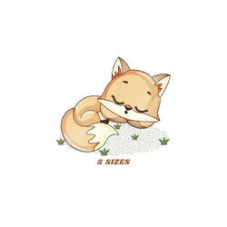 Red Fox embroidery designs - Woodland animals embroidery design machine embroidery pattern - baby girl embroidery file -