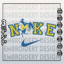 NCAA Embroidery Files, Nike McNeese Cowboys Embroidery Designs, McNeese Cowboys, Machine Embroidery Files