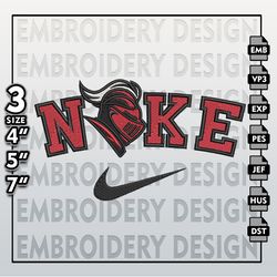 NCAA Embroidery Files, Nike Rutgers Scarlet Knights  Embroidery Designs, Scarlet Knights, Machine Embroidery Files