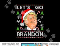 Funny Let s Go Brandon Trump Ugly Christmas  png,sublimation copy