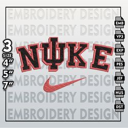 NCAA Embroidery Files, Nike Indiana Hoosiers Embroidery Designs,Indiana Hoosiers, Machine Embroidery Files