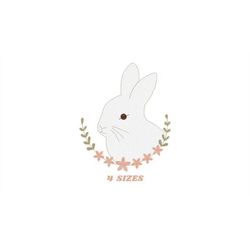 Bunny embroidery design - Animal embroidery designs machine embroidery pattern - Woodland animals embroidery file - inst