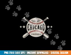 Chicago Illinois IL png, sublimation Vintage Baseball Graphic Tee copy