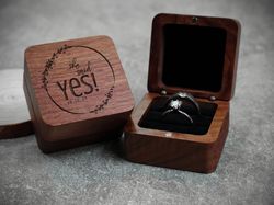 rings box jewelry organizer box luxury jewelry gift packaging box wooden w008