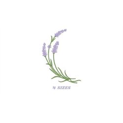 Lavender Garland embroidery designs - Flower embroidery design machine embroidery pattern - Floral wreath embroidery fil