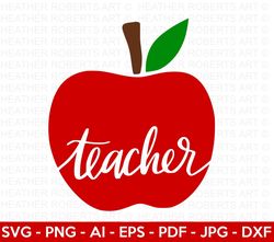 Teacher SVG, Apple SVG Back to school svg, Teacher shirt SVG, Gift for teachers svg, School shirt svg, Cricut Cut Files,