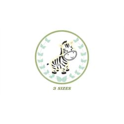 Zebra embroidery designs - Safari embroidery design machine embroidery pattern - Animal embroidery file - Zebra with app