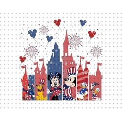 Fourth Of July Png, Mouse And Friends Png, Magical Kingdom Png, Independence Day Png, America Flag Png, America, Mouse S