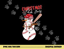 christmas in july for baseball fan snowman, snowman baseball png, sublimation copy