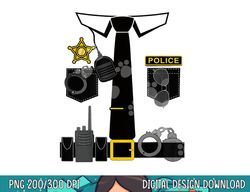 Funny Police Costume Police Officer Pretend I m a Police Man png, sublimation copy