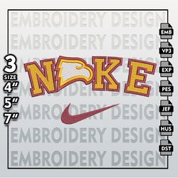 NCAA Embroidery Files, Nike Winthrop Eagles Embroidery Designs, Winthrop Eagles, Machine Embroidery Files