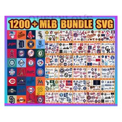 1200 Files MLB Team Bundle Svg, Sport Svg, MLB Team svg