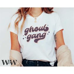 Ghoul Gang SVG | Halloween Shirt SVG | Retro Halloween SVG | Hey Ghoul Svg | Ghouls Rule Svg | Hot Ghoul Halloween Svg |