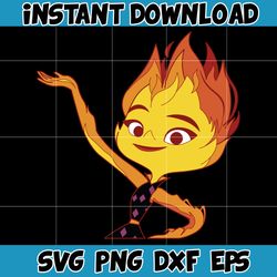 Elemental SVG Layered, Elemental clipart set, Elemental svg cut files for Cricut, Instant Download (5)