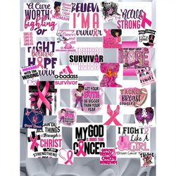 breast cancer sublimation bundle